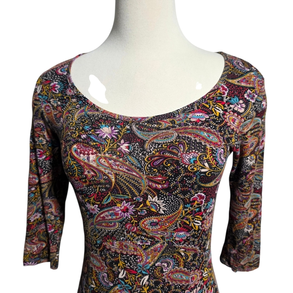 EARTHBOUND TRADING CO PAISLEY MAXI DRESS SZ M - Picture 5 of 8